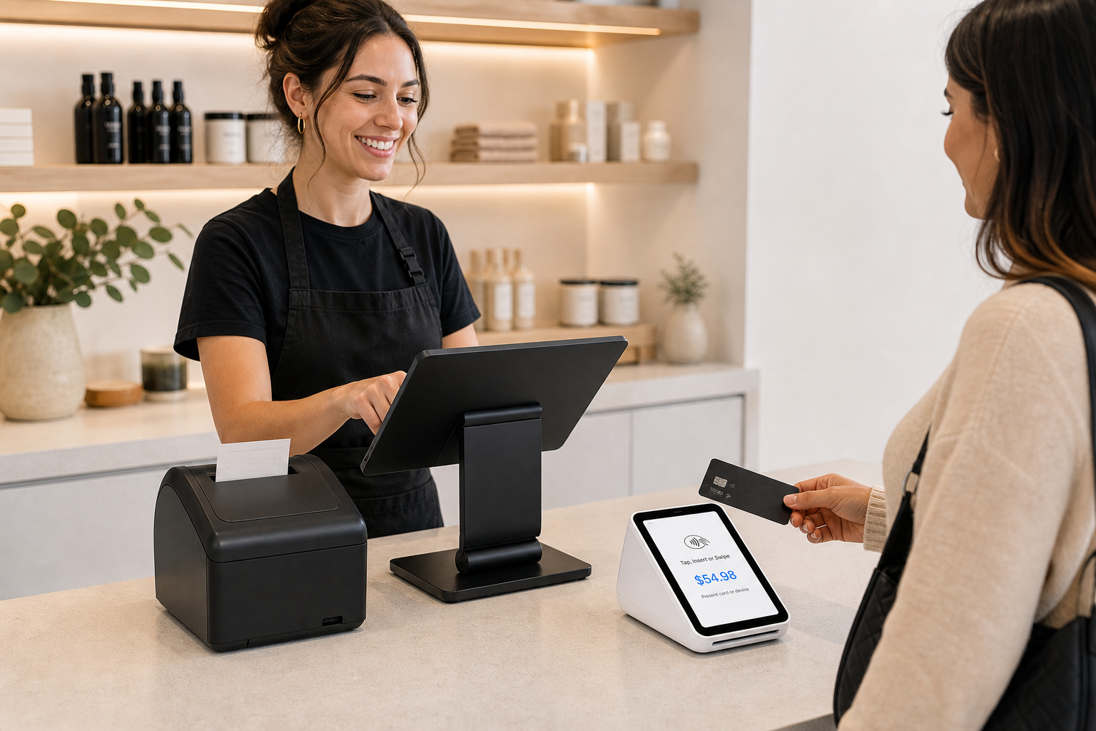 BoltPOS hardware checkout setup